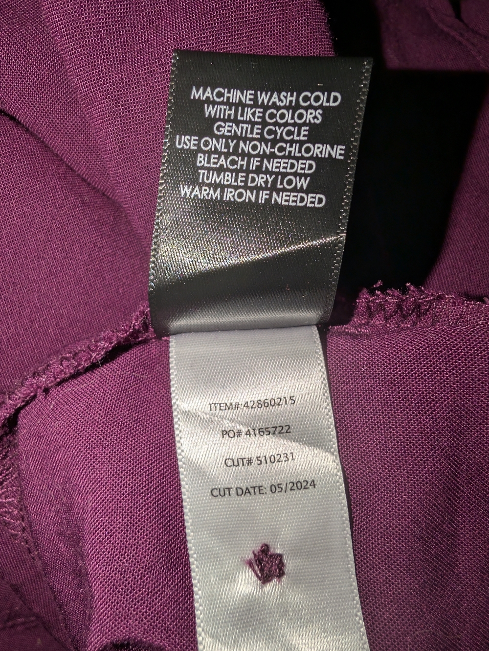 Torrid Harper Georgette Pullover Blouse Purple 2 - Picture 6 of 7